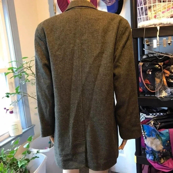 VTG Carroll Reed 90s Y2K 100% Pure Wool Cozy Women Blazer Size S Pocket - Picture 2 of 6